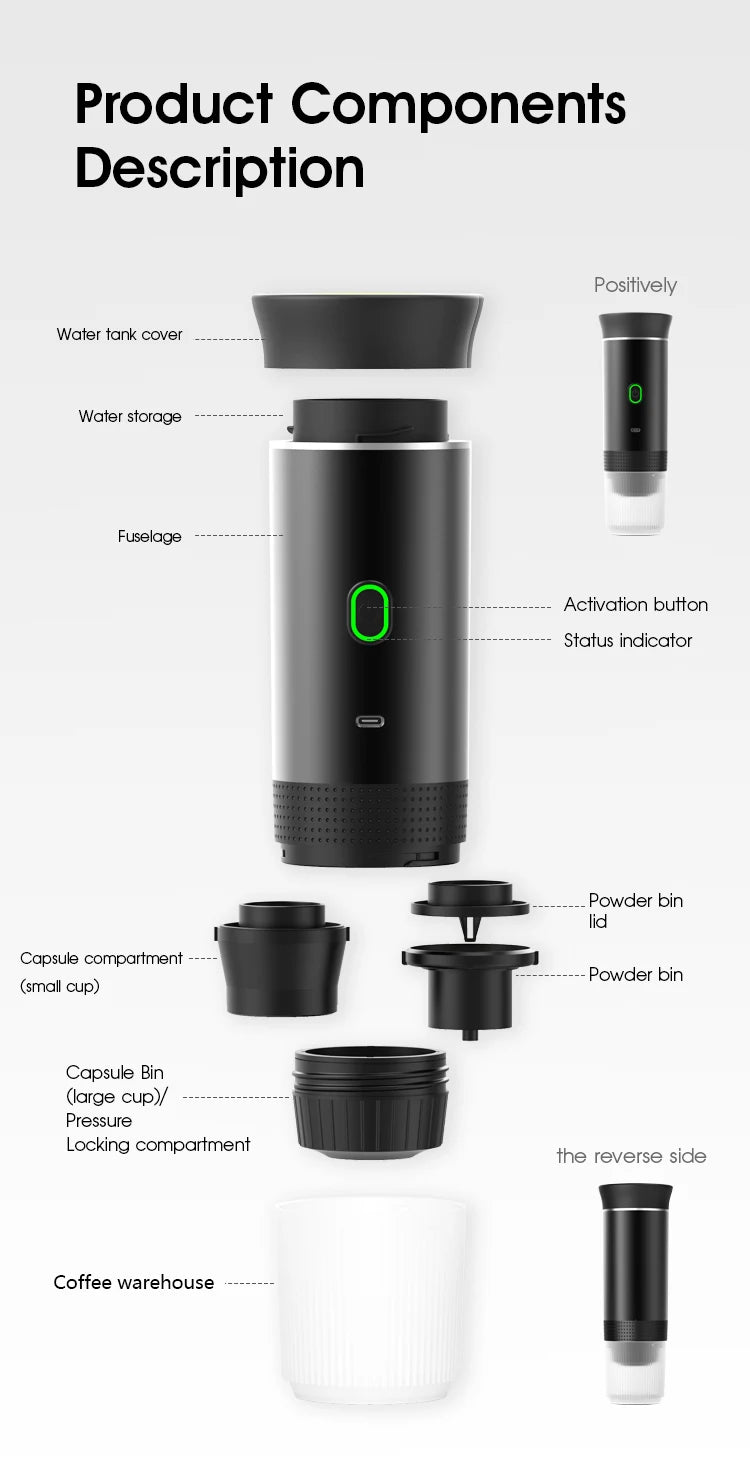 portable coffee espressor