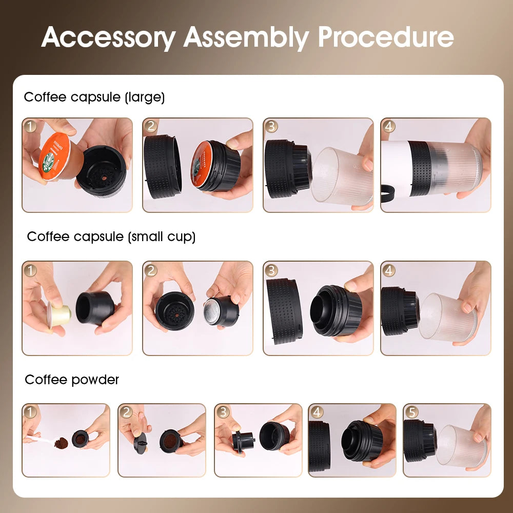 portable coffee espressor